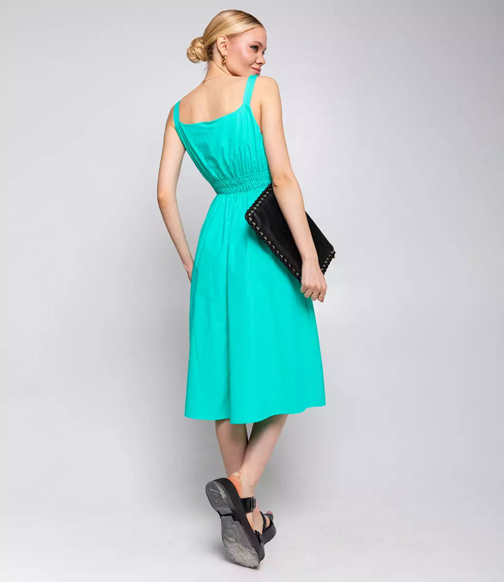 Сарафан #КТ65001, ментоловый