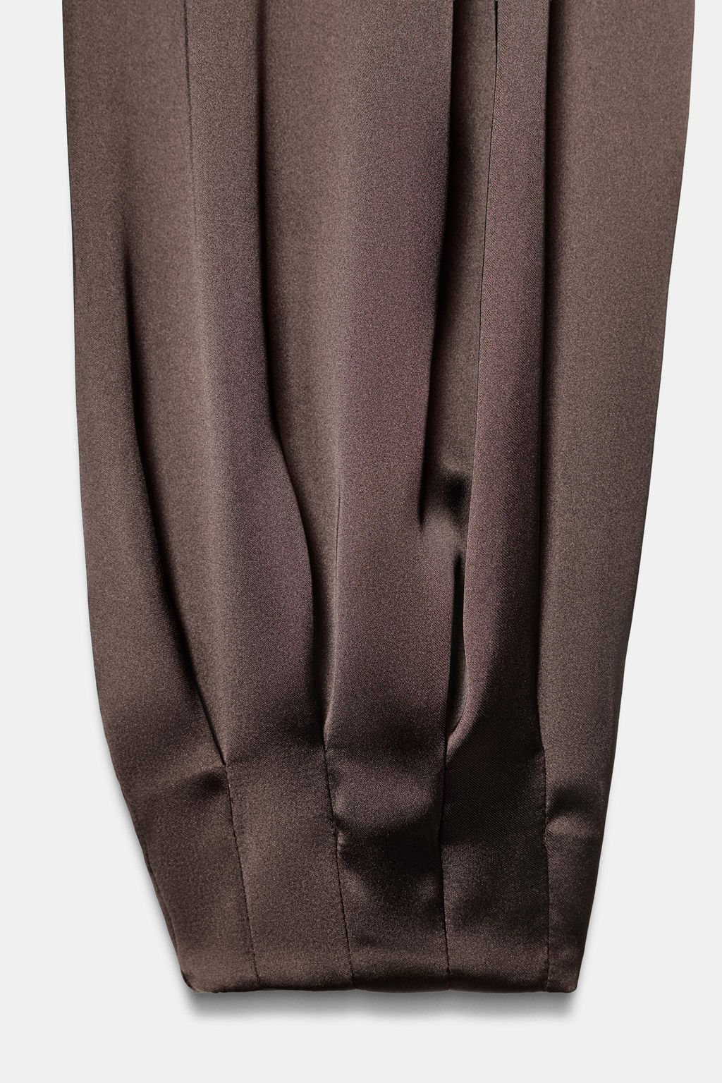 SATIN BLOOMER TROUSERS - Zara фото 11