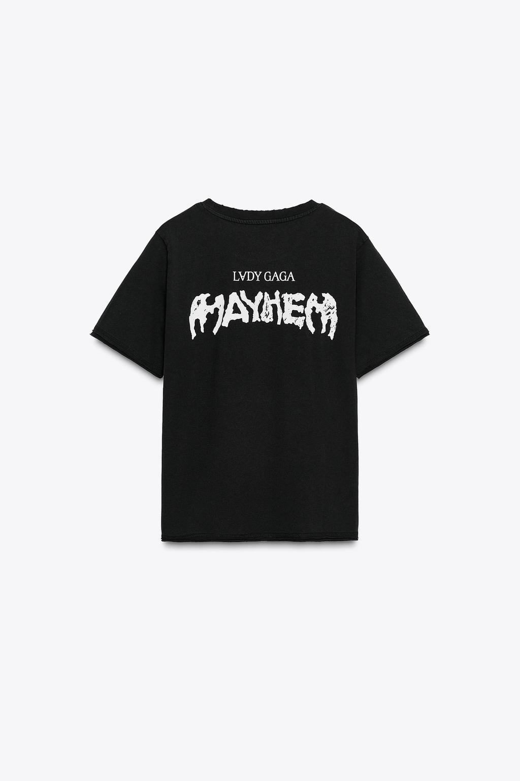 LADY GAGA FADED-EFFECT T-SHIRT - Zara фото 6