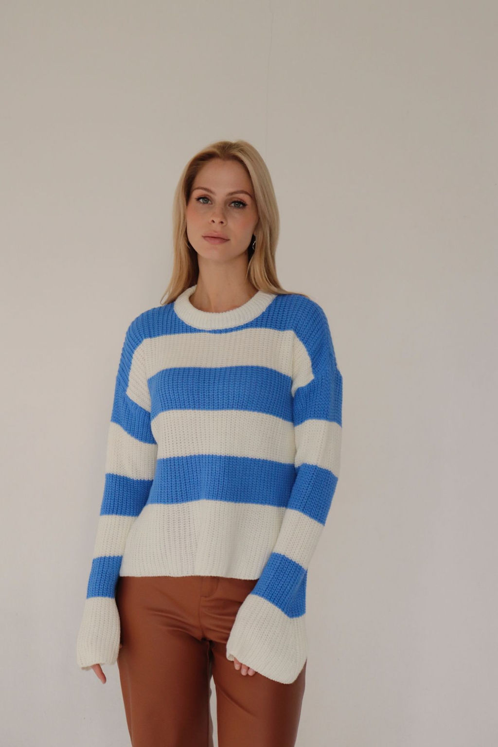 10413 Джемпер бело-голубой - Martichelli фото 24