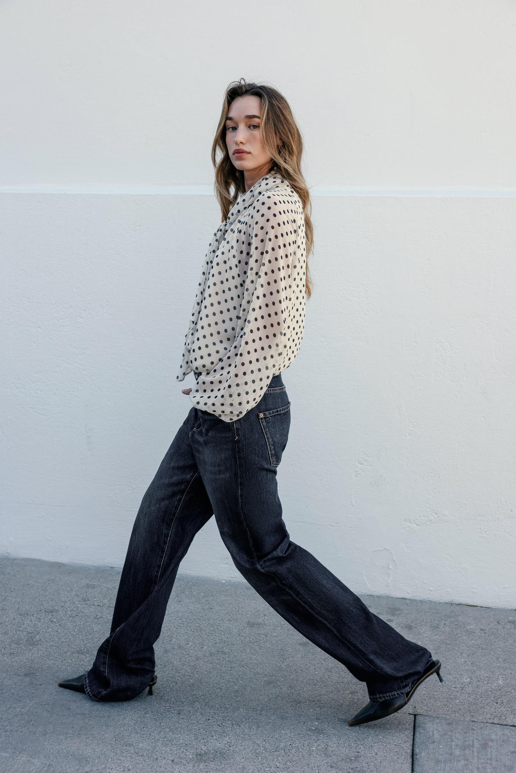 POLKA DOT PRINT BLOUSE - Zara фото 20