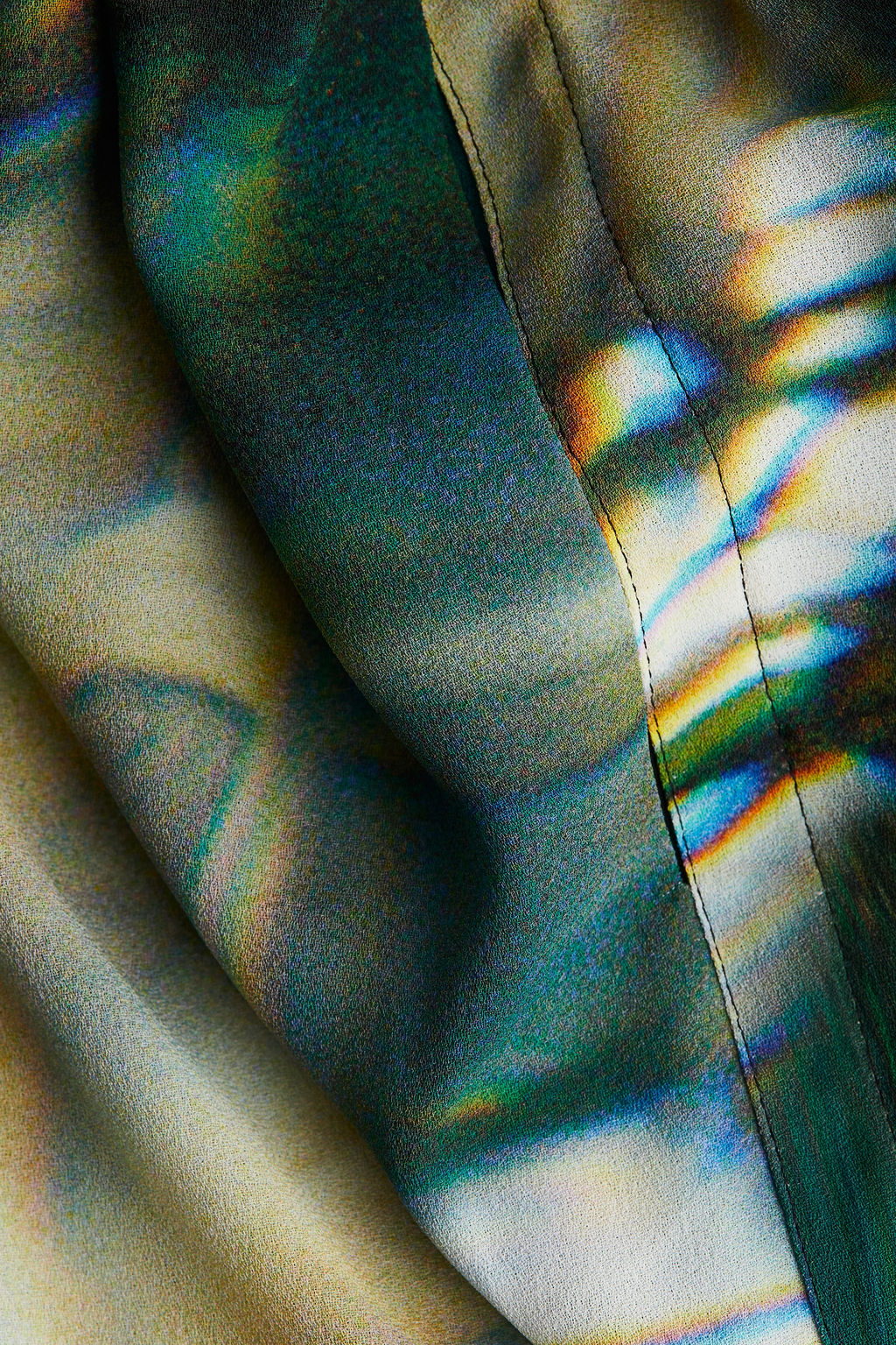 Bermudas de gasa con estampado abstracto - H&m фото 3