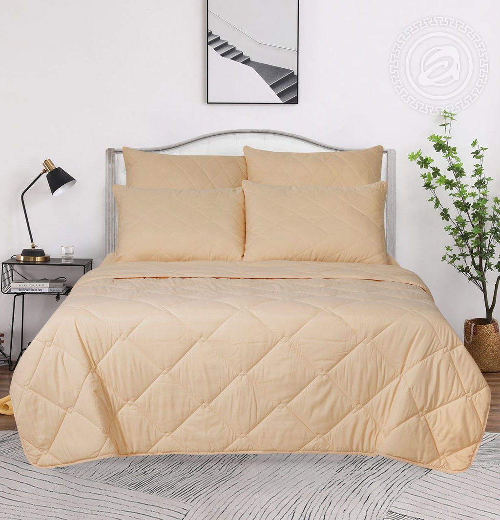 Одеяло "Comfort Collection" облегченное (бежевый) 172*205/1 шт. Комфорт
