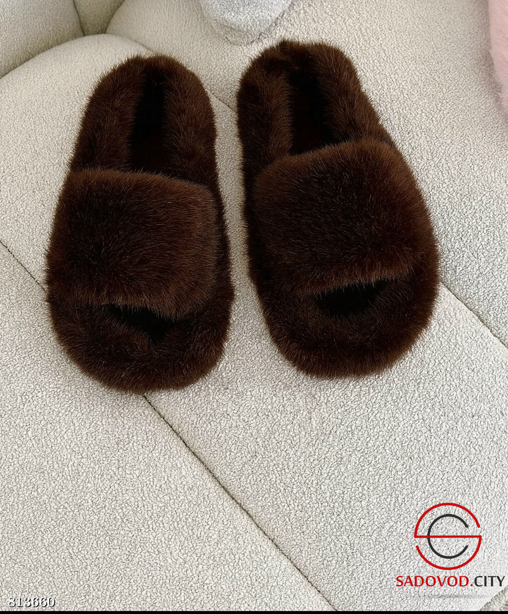 Тапочки домашние меховые