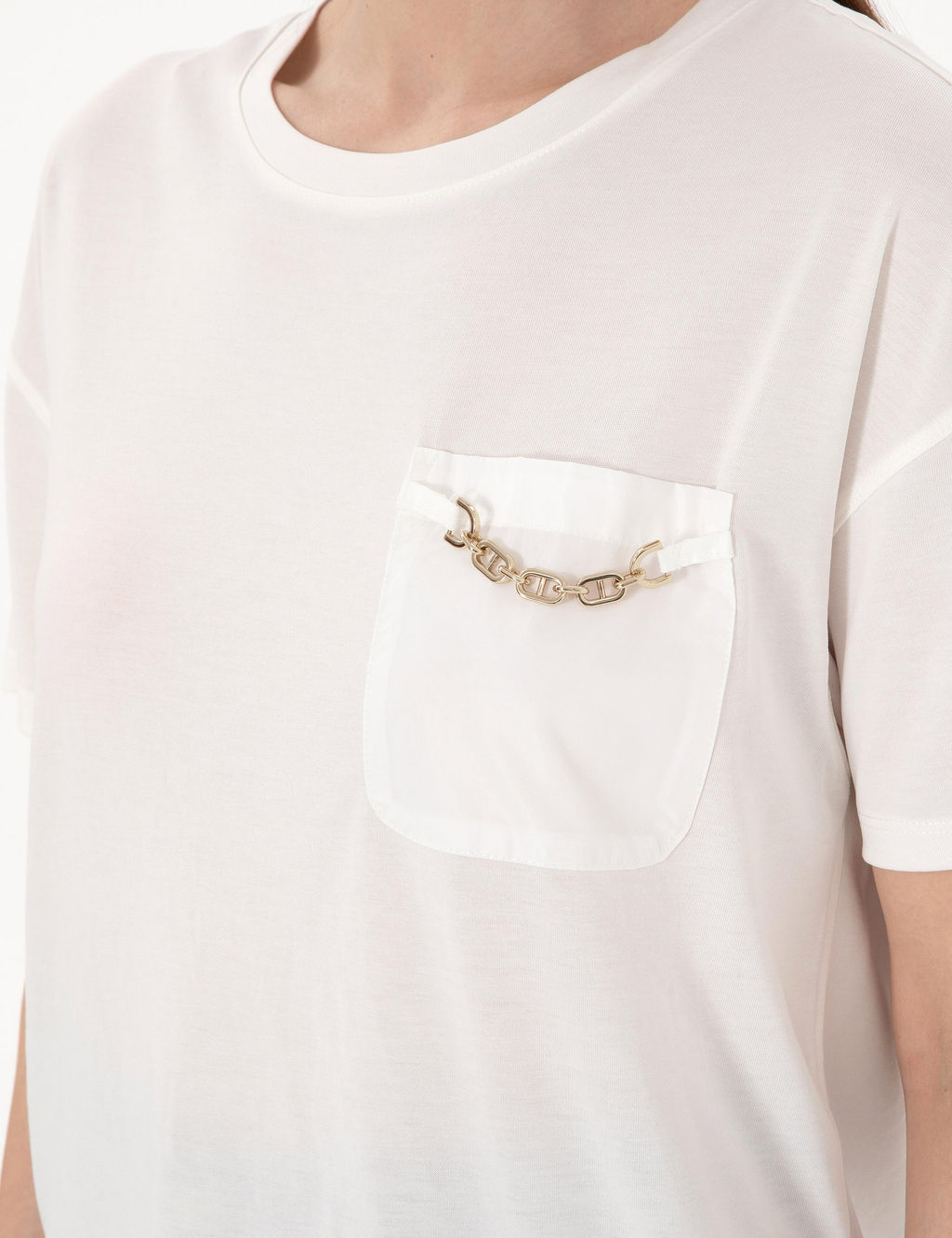 Beyaz Comfort Fit Ti__rt - Pierre cardin фото 7