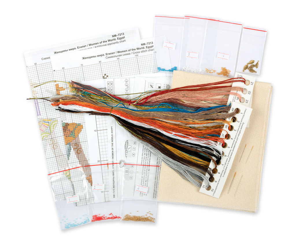 Набор для вышивания PANNA Золотая серия NM-7213 Женщины мира. Египет 23 х 32 см