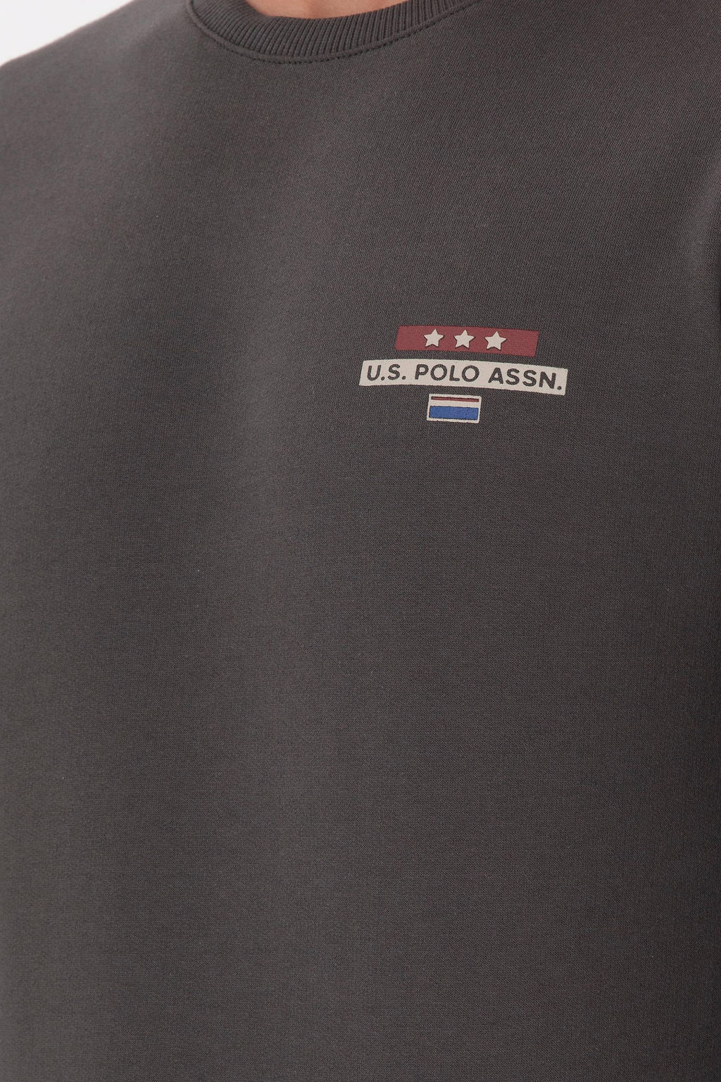 Мужской свитшот антрацитового цвета Неожиданная скидка в корзине - U.s. polo assn фото 7