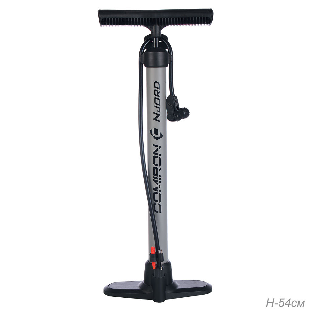 Насос напольный COMIRON NJORD, стальной корпус, 540*38мм, 612 см3, 7 бар, 100 psi., стальной шток 12мм., вес 592 гр. /уп 20/ - Галеонтрейд фото 11