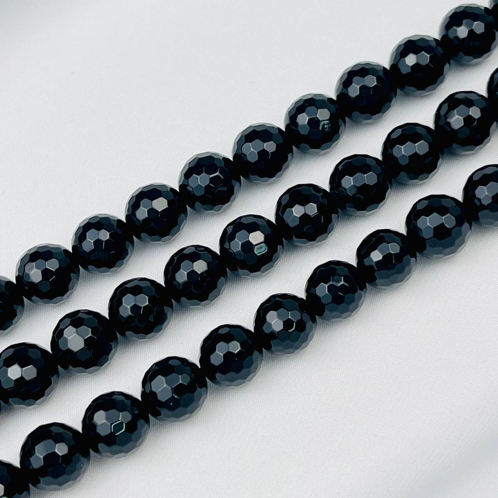 Бусины для украшений из черного Агата