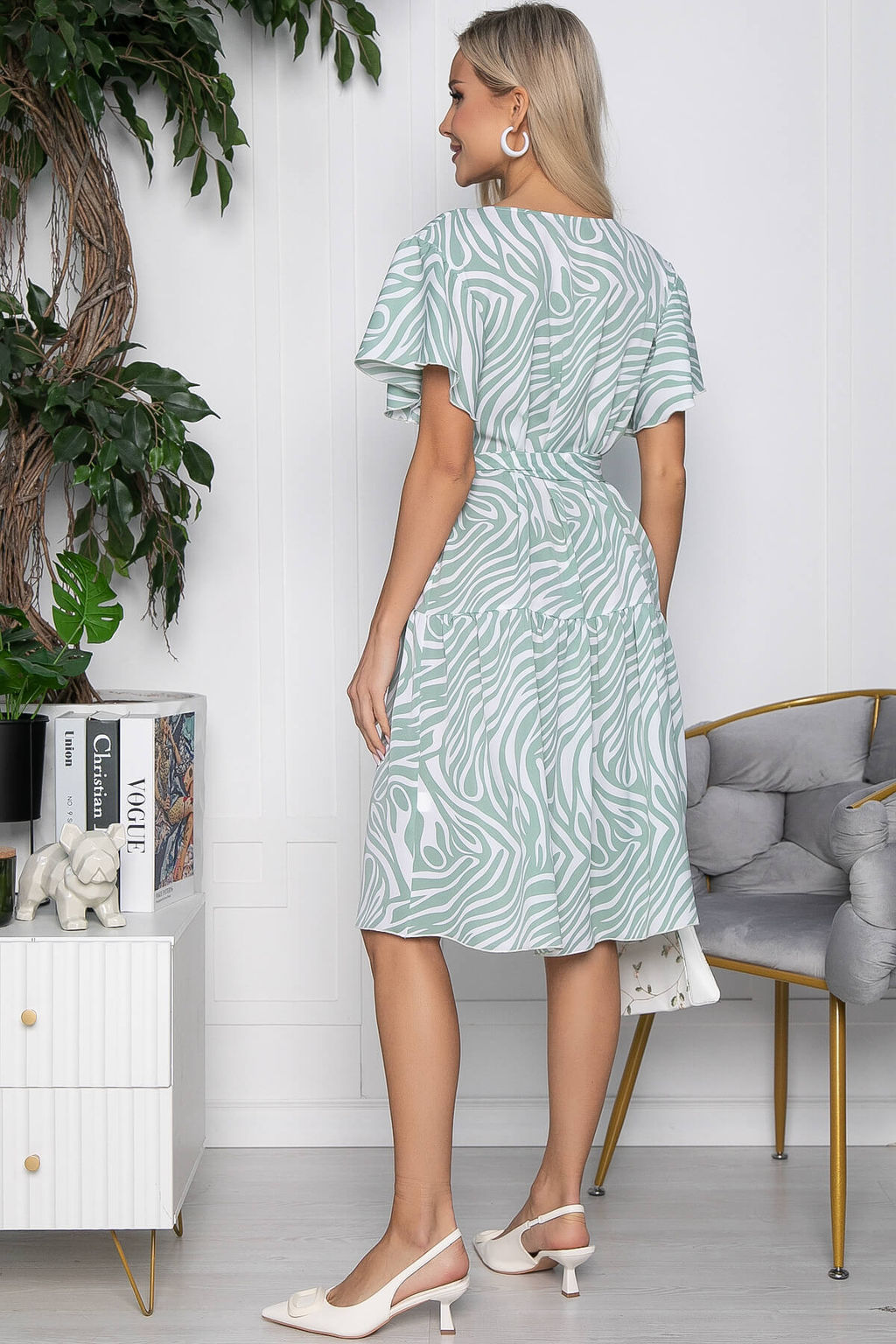 Платье Фантазия (мята) П10469