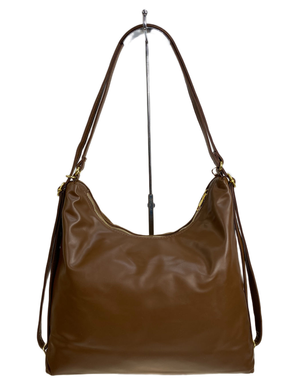 Женская сумка из искусственной замши, цвет коричневый - Greta фото 2