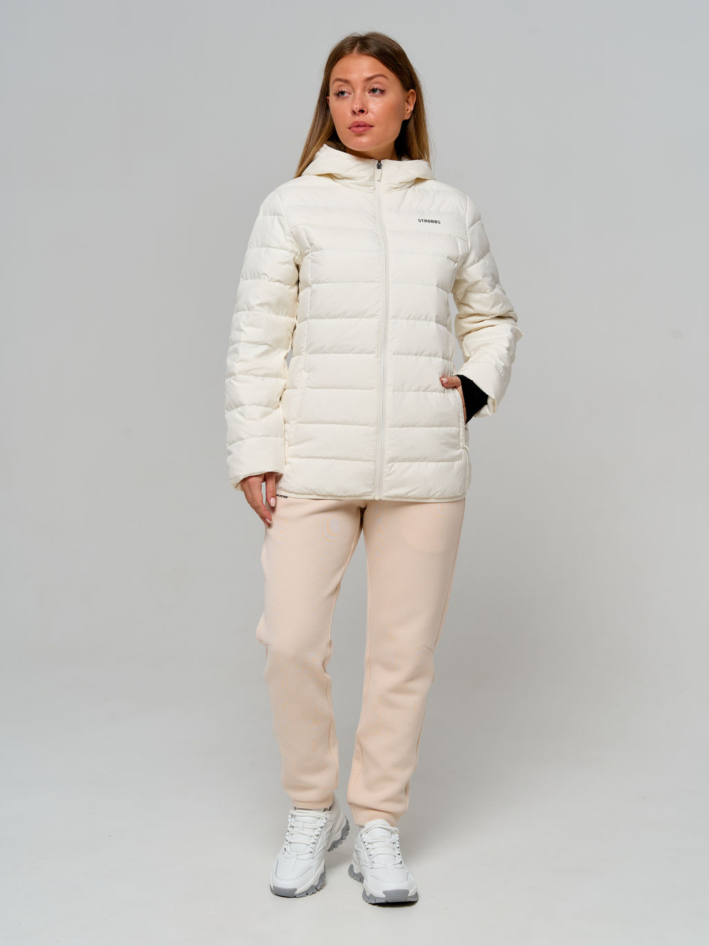 T3323-6 Пуховик стеганый женский - Strobbs фото 2