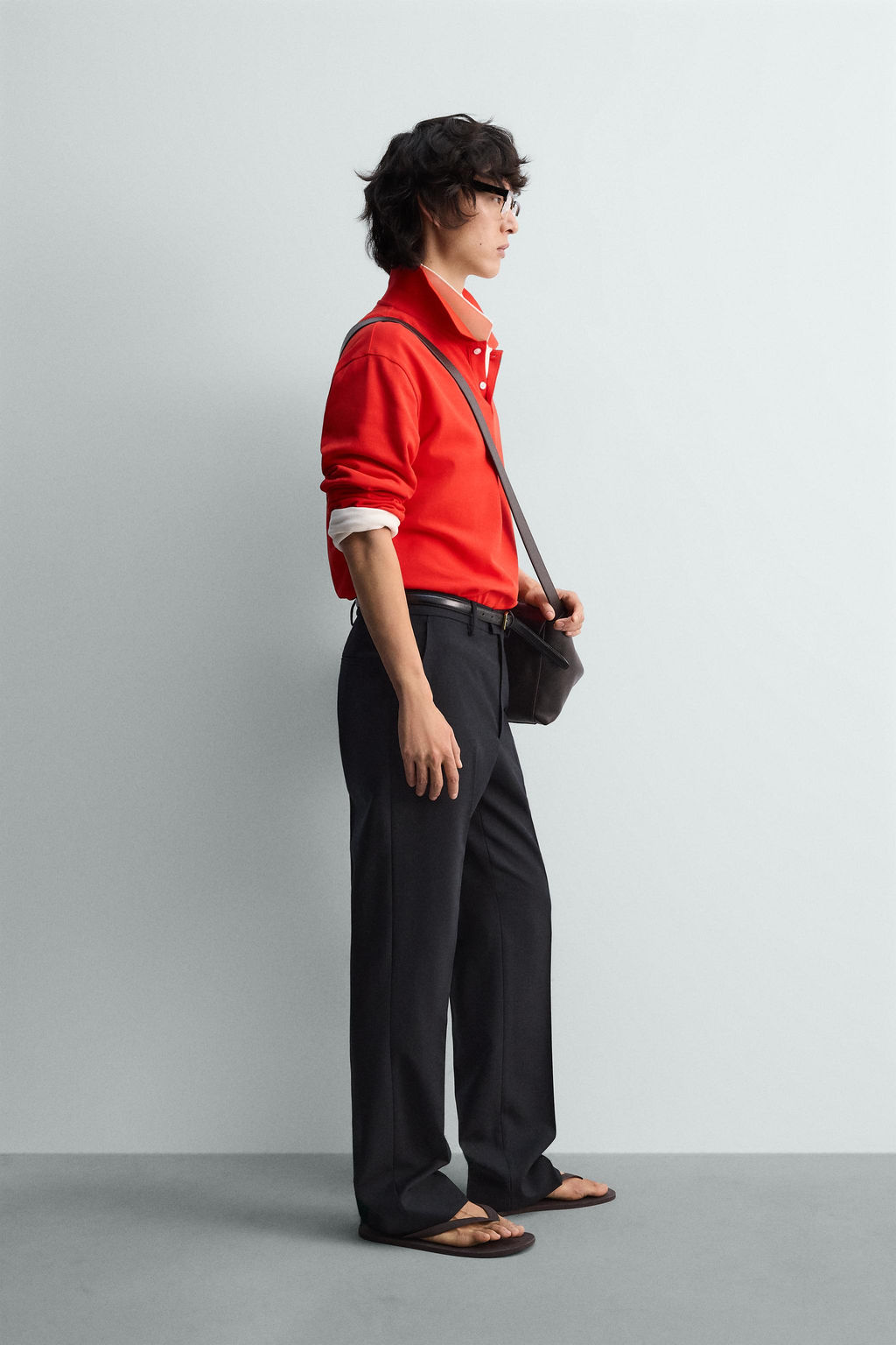 POLO REGULAR FIT ESTRUCTURA PIQU? / Rojo - Zara фото 4