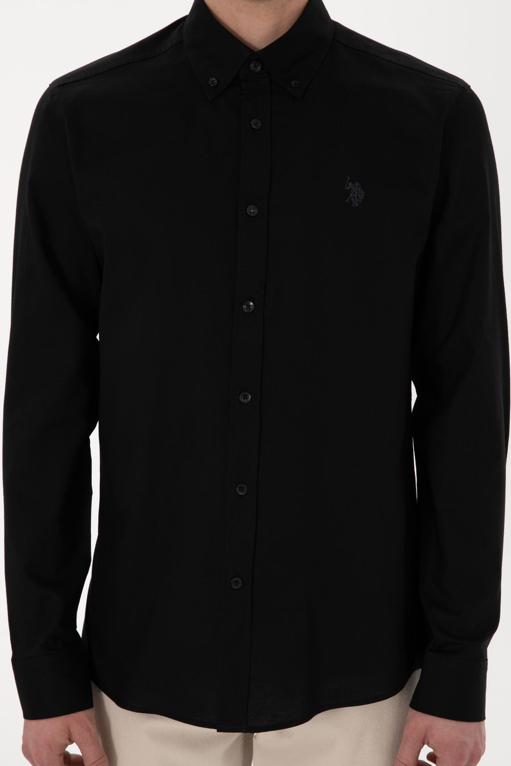 Erkek Siyah Uzun Kollu Basic G_mlek - U.s. polo assn фото 6