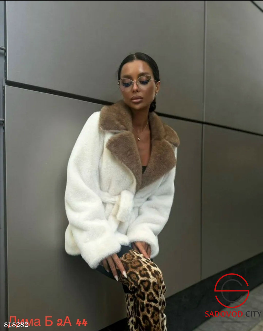 Шуба женская из искусственного меха