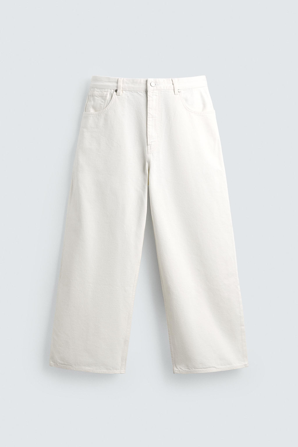 JEANS WIDE FIT / Blanco - Zara фото 8