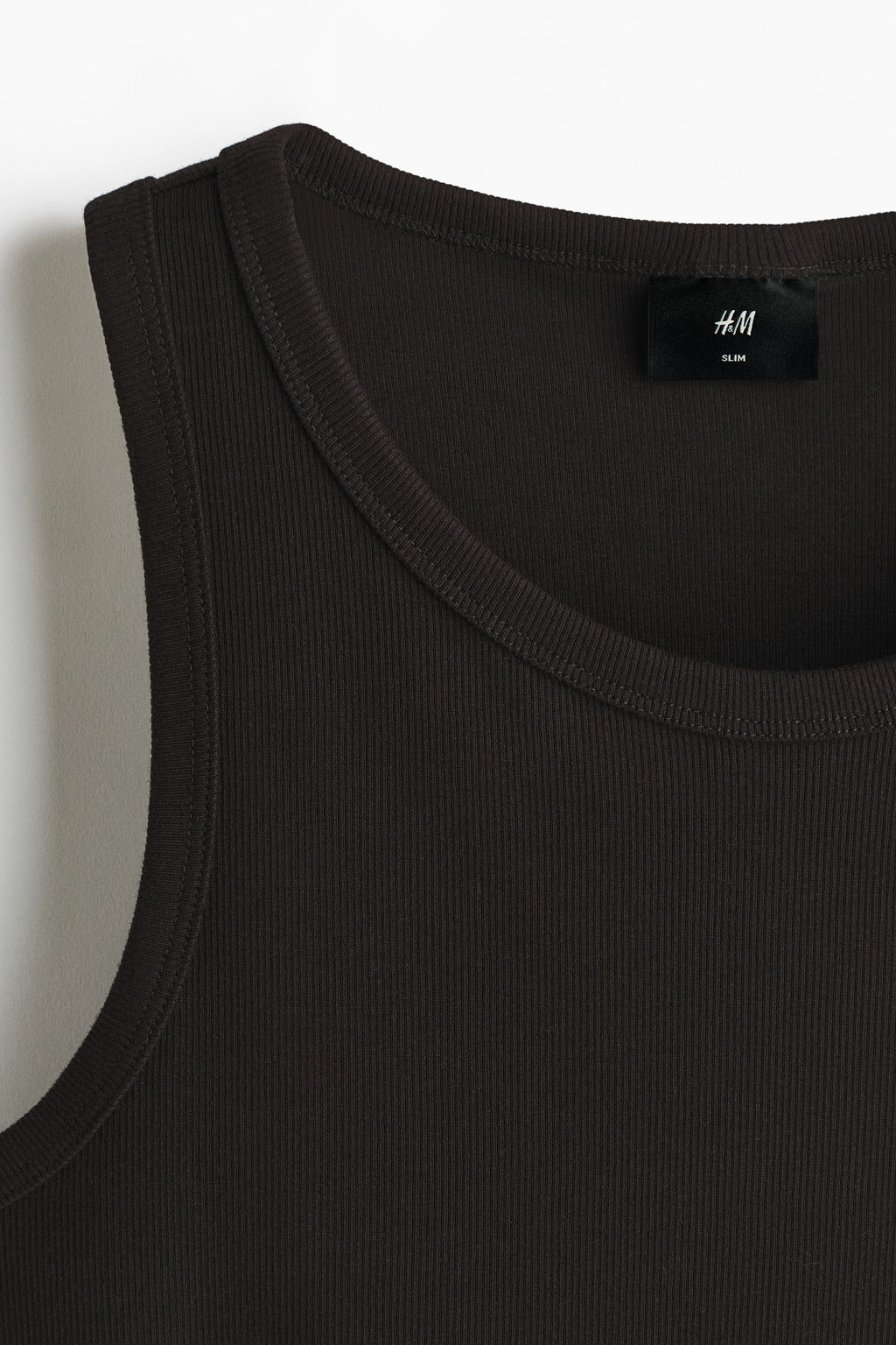 Camiseta sin mangas en canal? Slim Fit - H&m фото 9