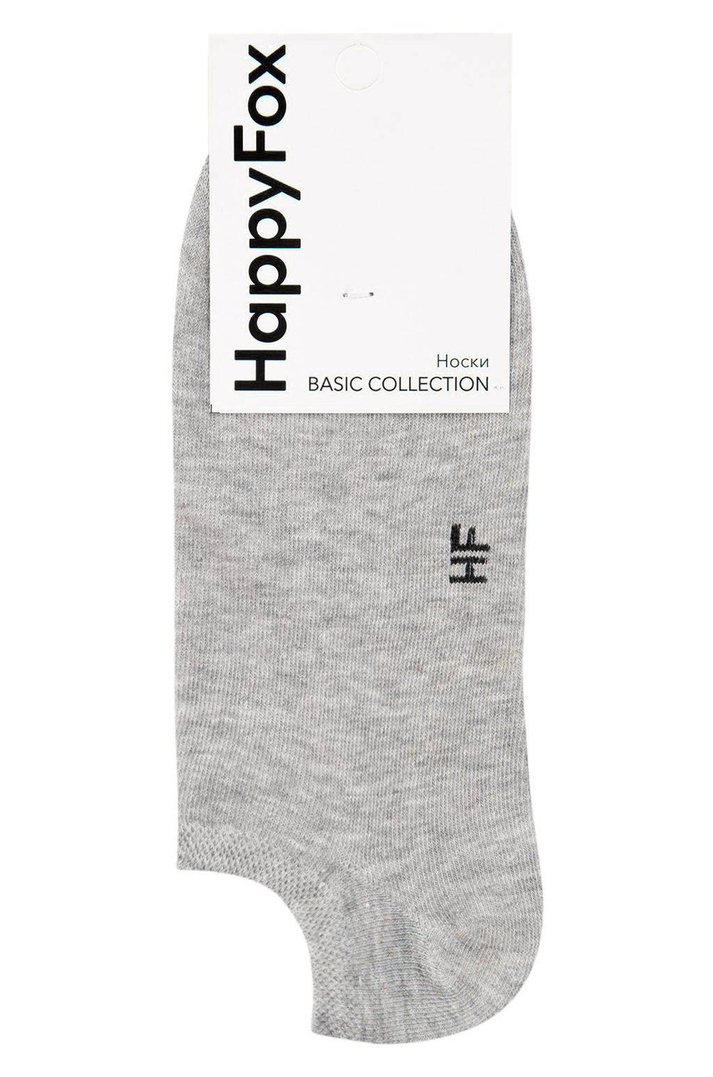 Цена за 6 шт. Однотонные укороченные носки Happy Fox  фото 5