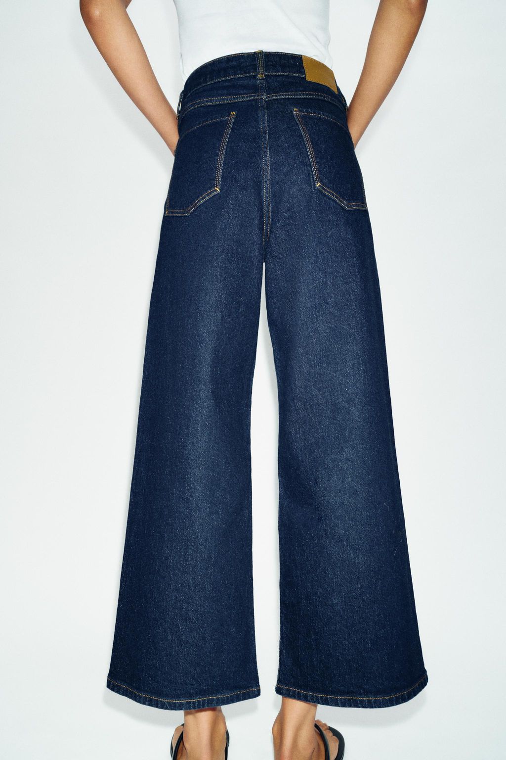 JEANS Z1975 CULOTTE TIRO ALTO COMFORT / Azul - Zara фото 4