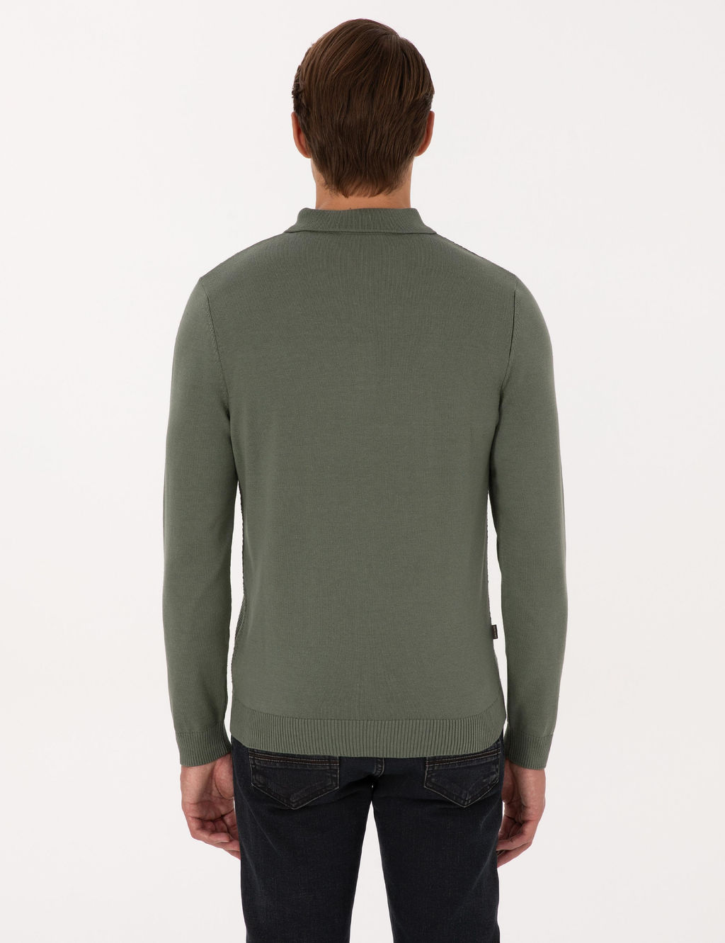 Duman Slim Fit Polo Yaka D__meli Triko Kazak - Pierre cardin фото 5