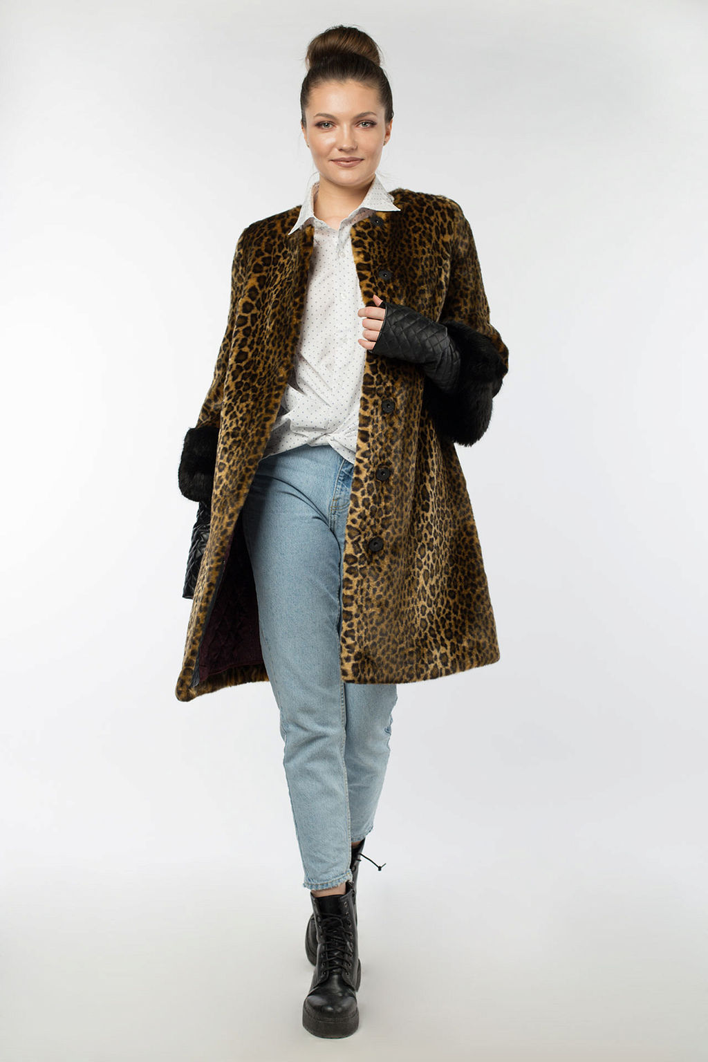 02-0764 Пальто женское утепленное - El podio фото 2