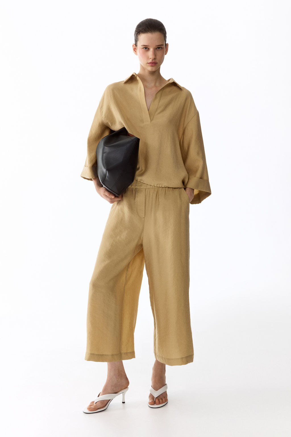 Blusa oversize en mezcla de lyocell - H&m фото 6