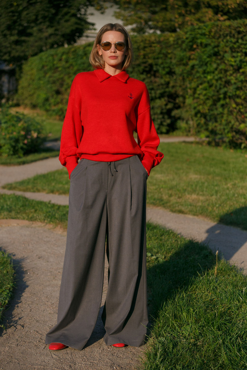 Брюки-палаццо Gray - Captain's mate фото 13