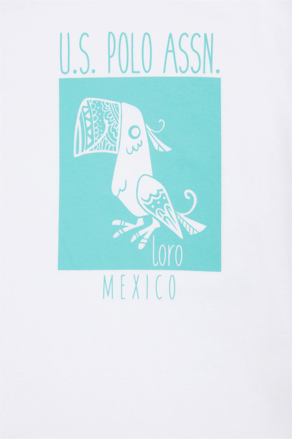 Белая футболка с круглым вырезом для мальчиков - U.s. polo assn фото 6