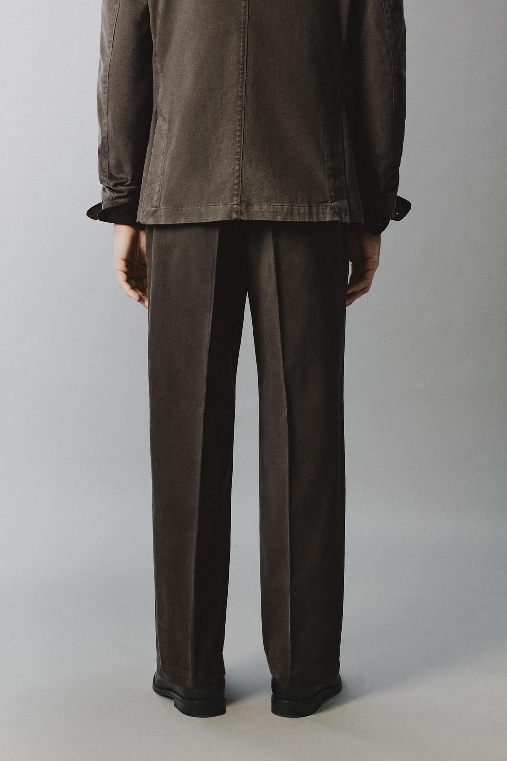 WASHED-EFFECT SUIT TROUSERS - Zara фото 25