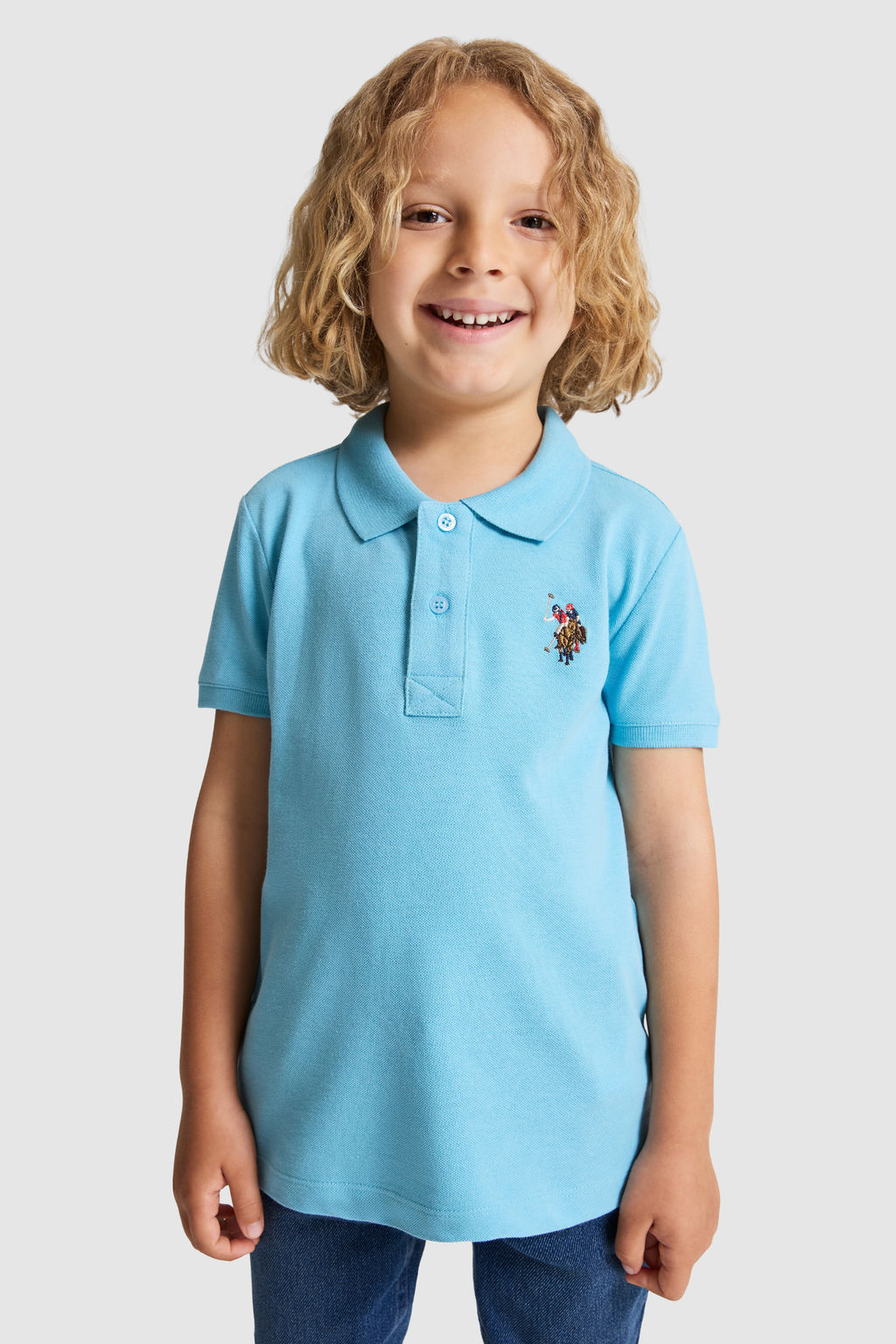 Erkek Гocuk Aqua Polo Yaka Basic TiЕГrt - U.s. polo assn фото 3