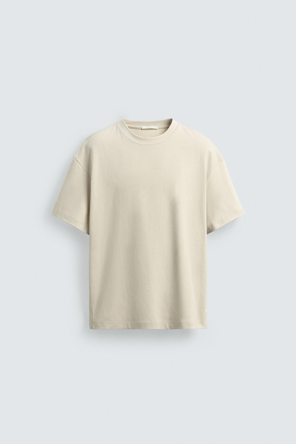 CAMISETA RELAXED FIT INTERLOCK / Blanco roto - Zara фото 7