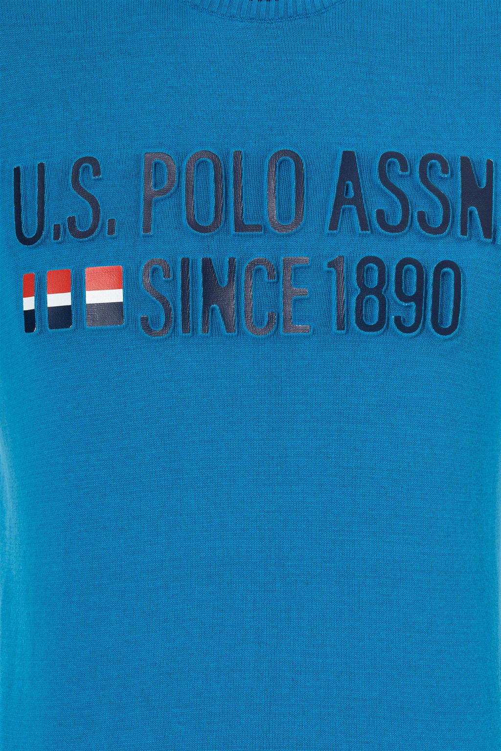 Мужской кобальтовый трикотажный свитер - U.s. polo assn фото 12