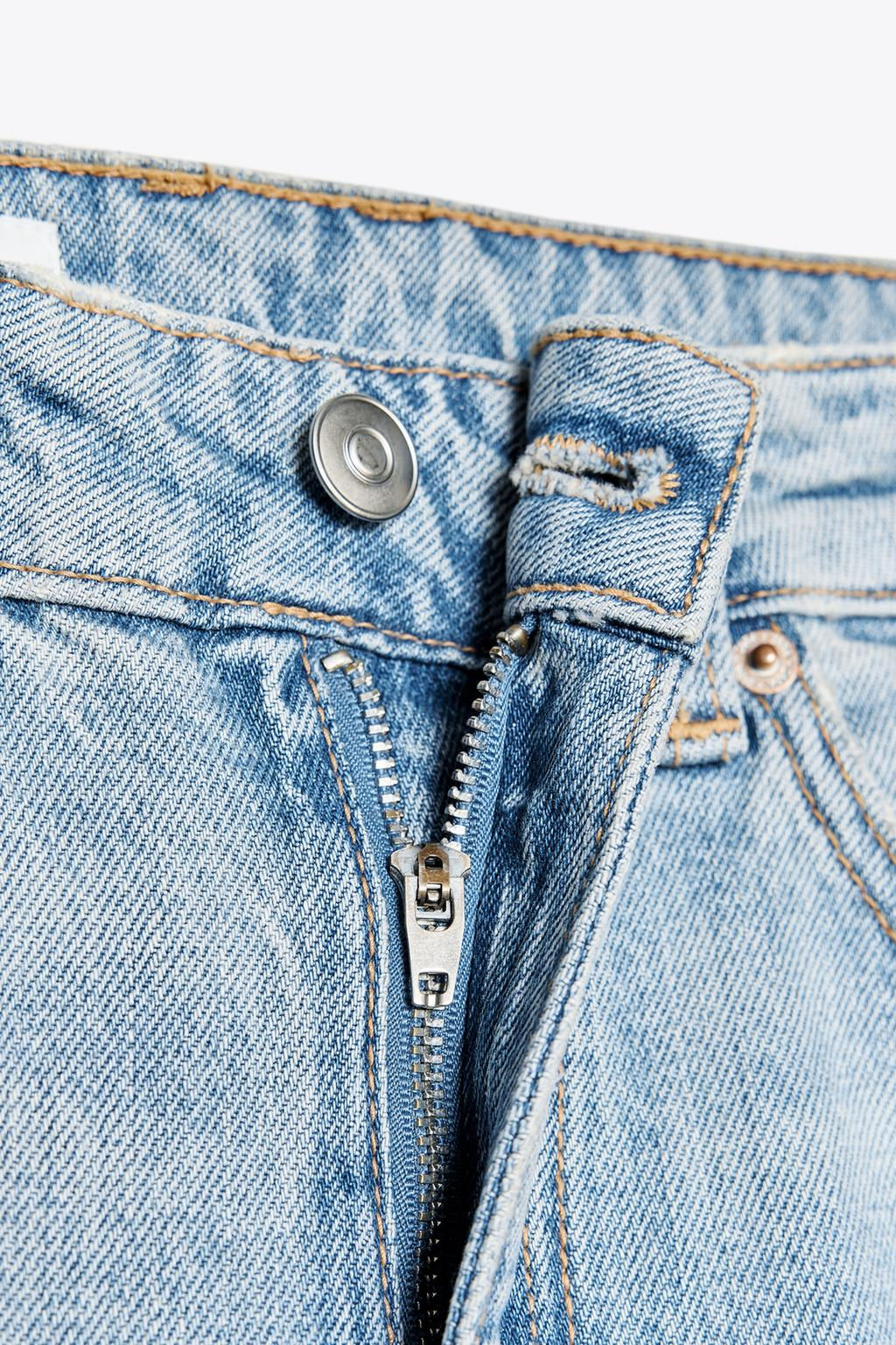 TRF STRAIGHT HIGH-WAIST JEANS - Zara фото 5