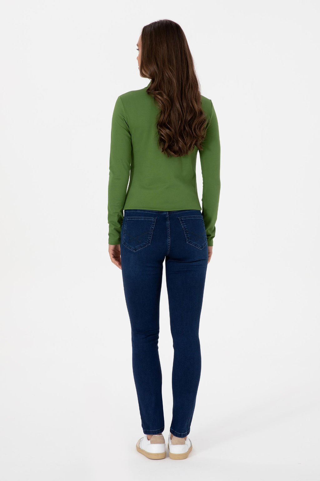 Kad_n Koyu Mavi Toohpick Fit Jean Pantolon