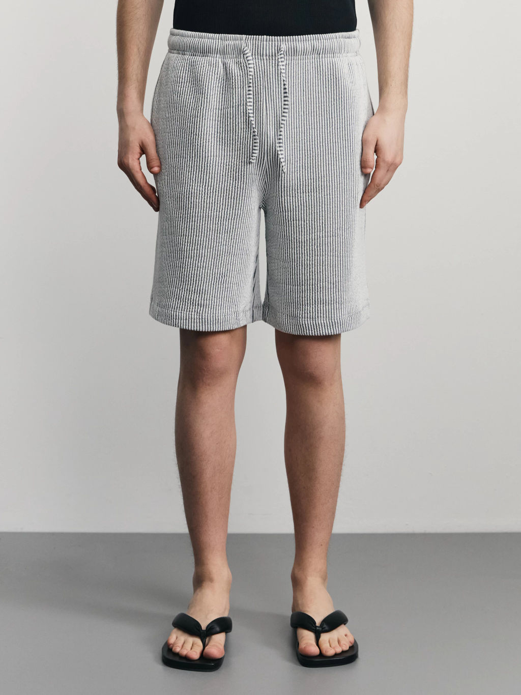 Шорты relax в полоску / Zarina  фото 3