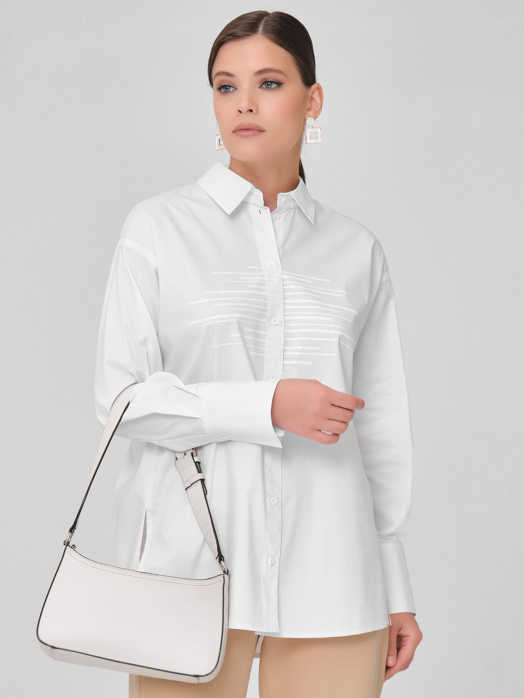 Блузка с принтом