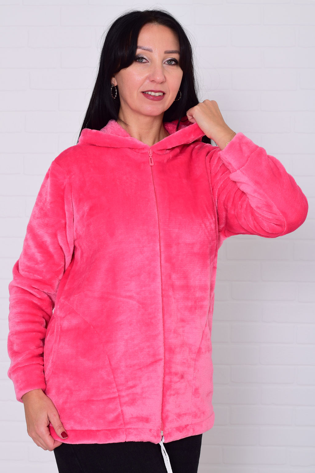 Толстовка женская 6-204 из велсофта - Новое кимоно фото 63