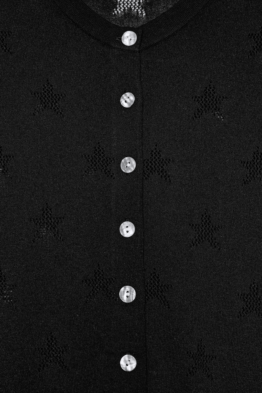 CHAQUETA PUNTO MANGA CORTA ESTRELLAS / Negro - Zara фото 8