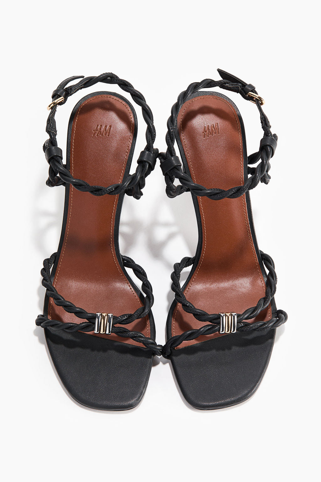 Sandalias de tac?n con tiras finas - H&m фото 3