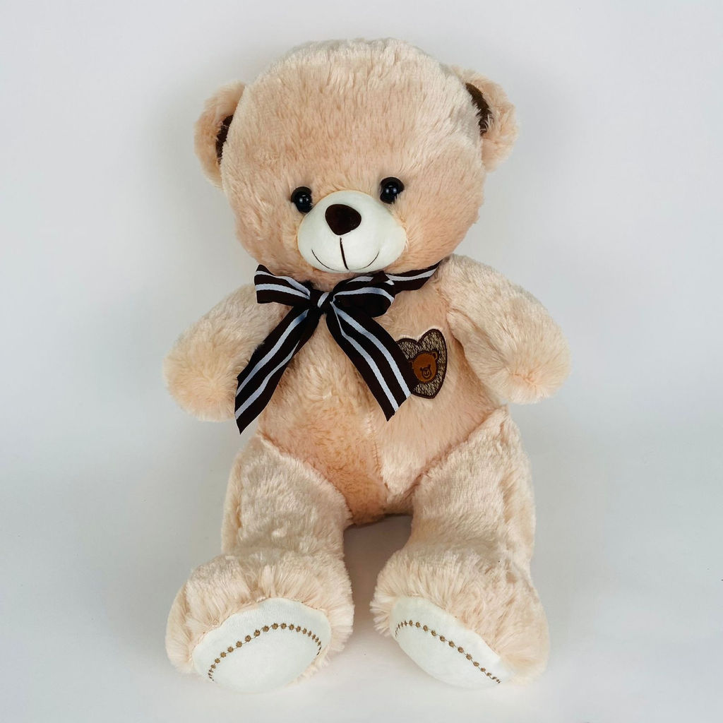 Мягкая игрушка Мишка с полосатым бантом 40 см (арт. 4858/40) - Storyland фото 15