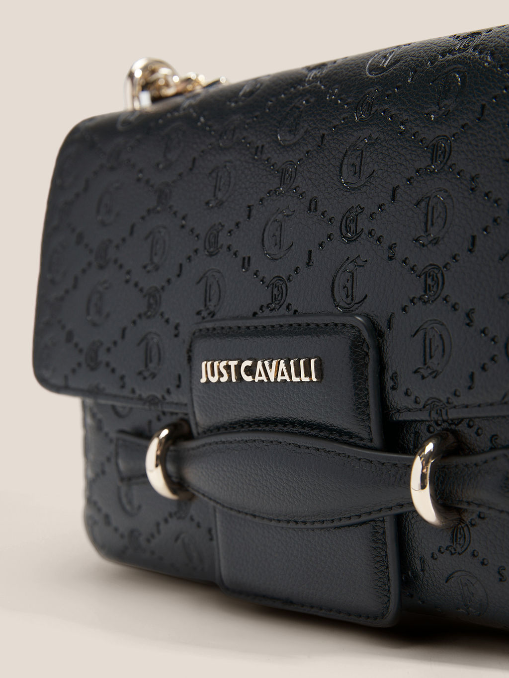 Женская сумка через плечо JUST CAVALLI OVER GOTHIC Артикул 4450853, черный - Mm6 maison margiela фото 2