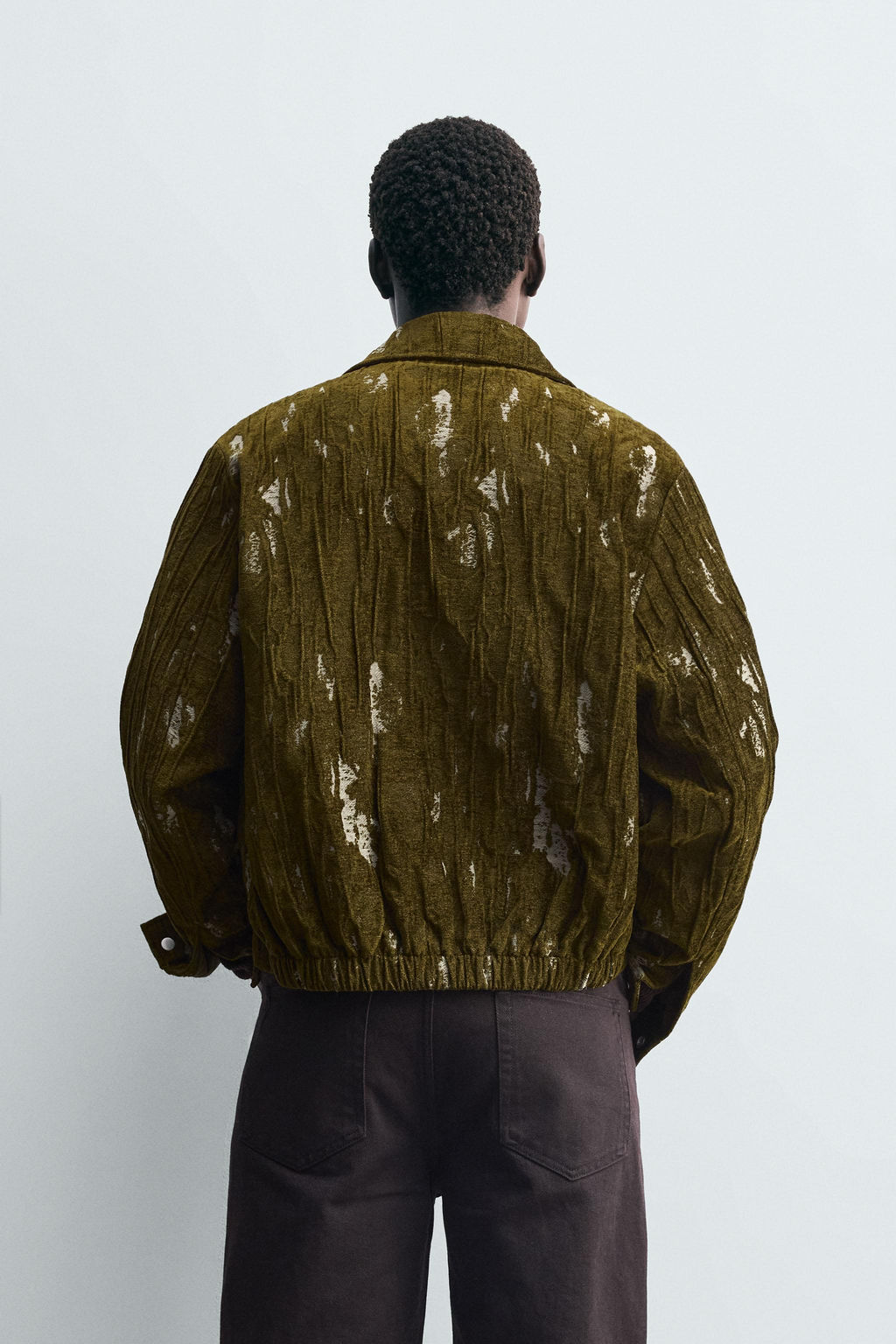 TEXTURED JACQUARD JACKET - Zara фото 3