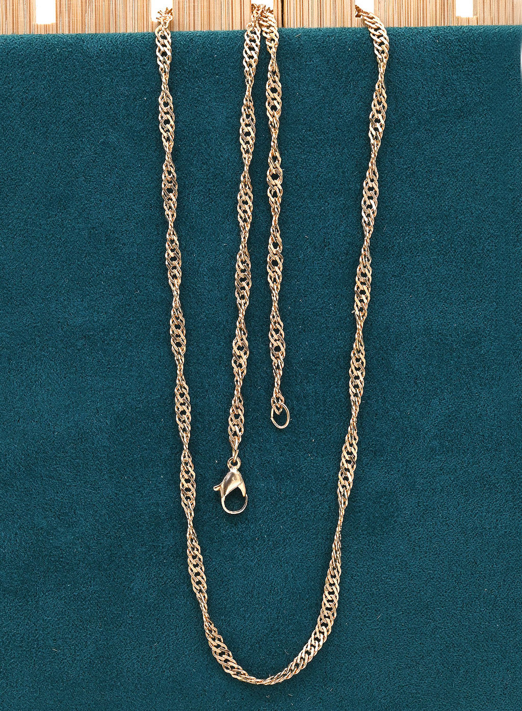 Цепочка для кулонов, металл цвет золото, 55см