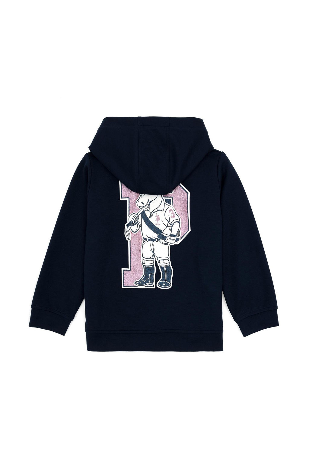 Темно-синий свитшот для девочки - U.s. polo assn фото 7