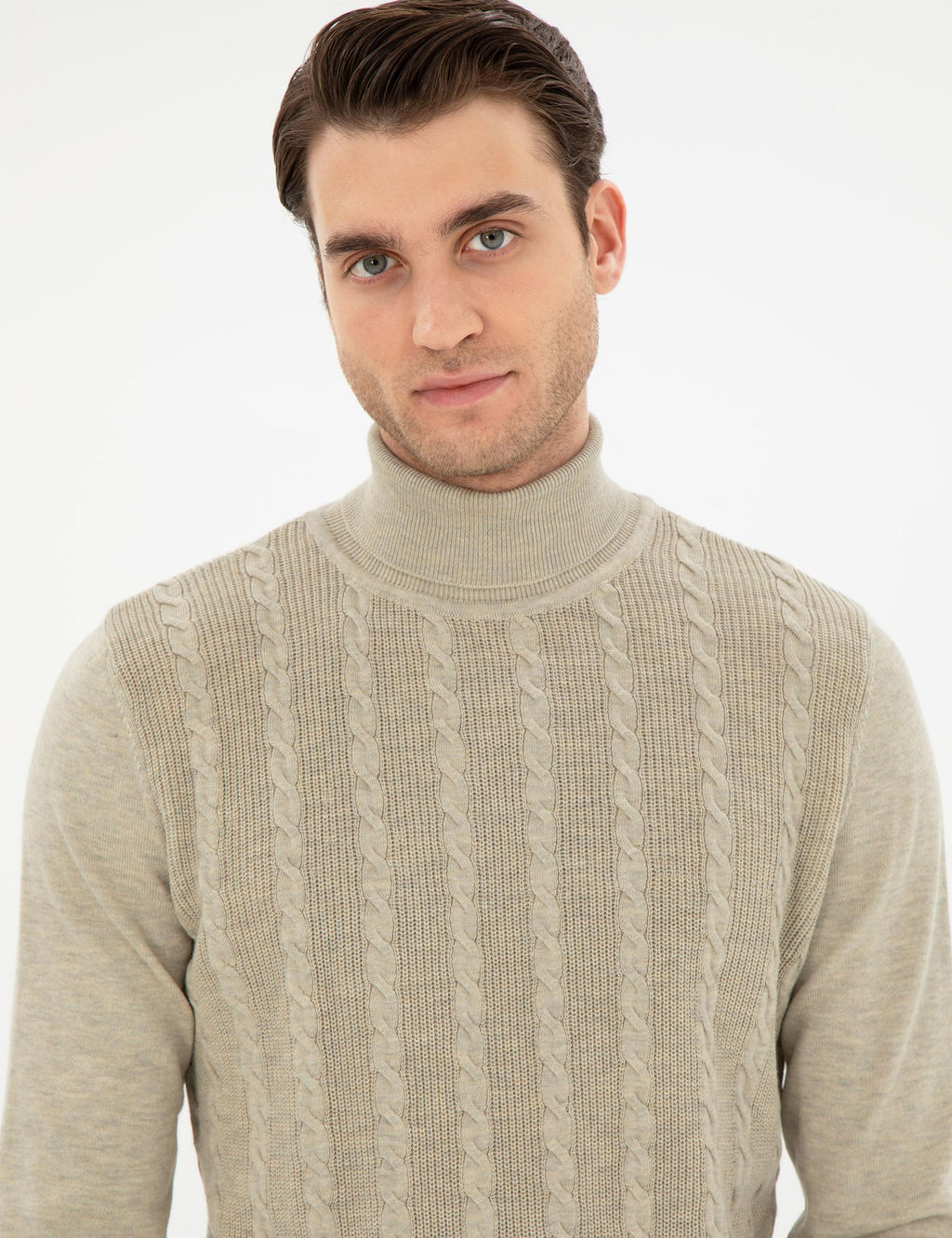 Kum Melanj Slim Fit Kazak