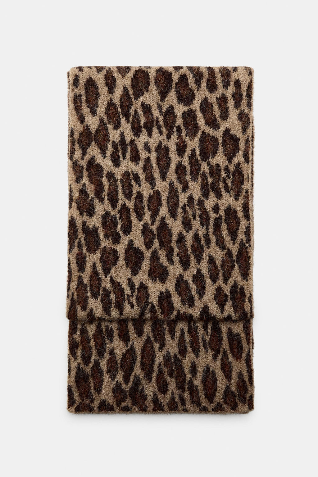 ANIMAL PRINT KNIT SCARF - Zara фото 8