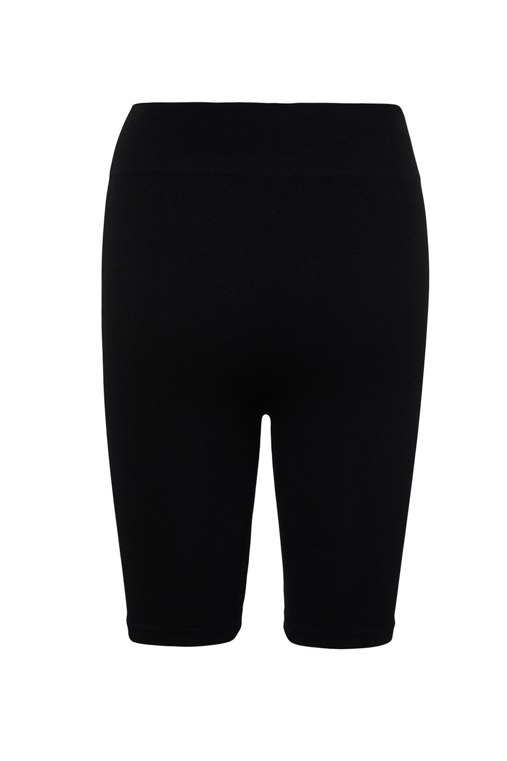 TRENDYOLMILLA Siyah Seamless/Dikissiz Fitilli Biker/Bisikletci/K?sa Orme Spor Tayt TWOSS21TA0013  фото 4