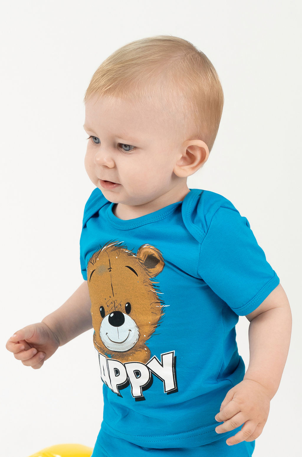 Комплект детский бирюза мишки