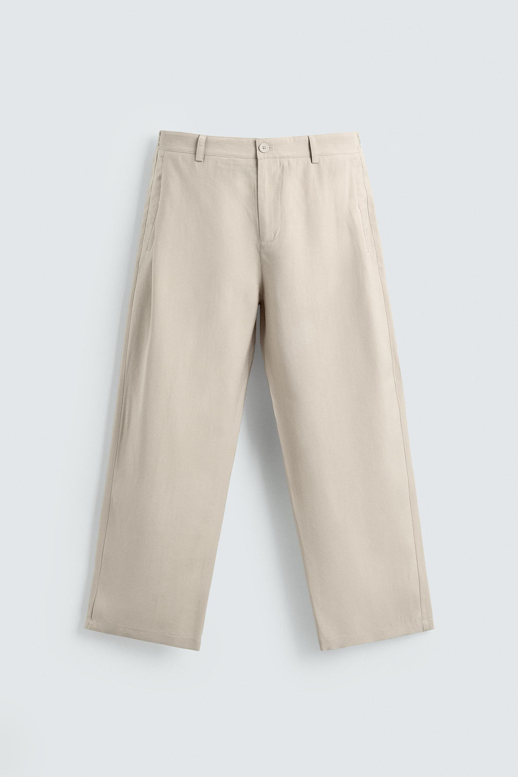 PANTAL?N FLUIDO PLIEGUES / Crudo - Zara фото 6