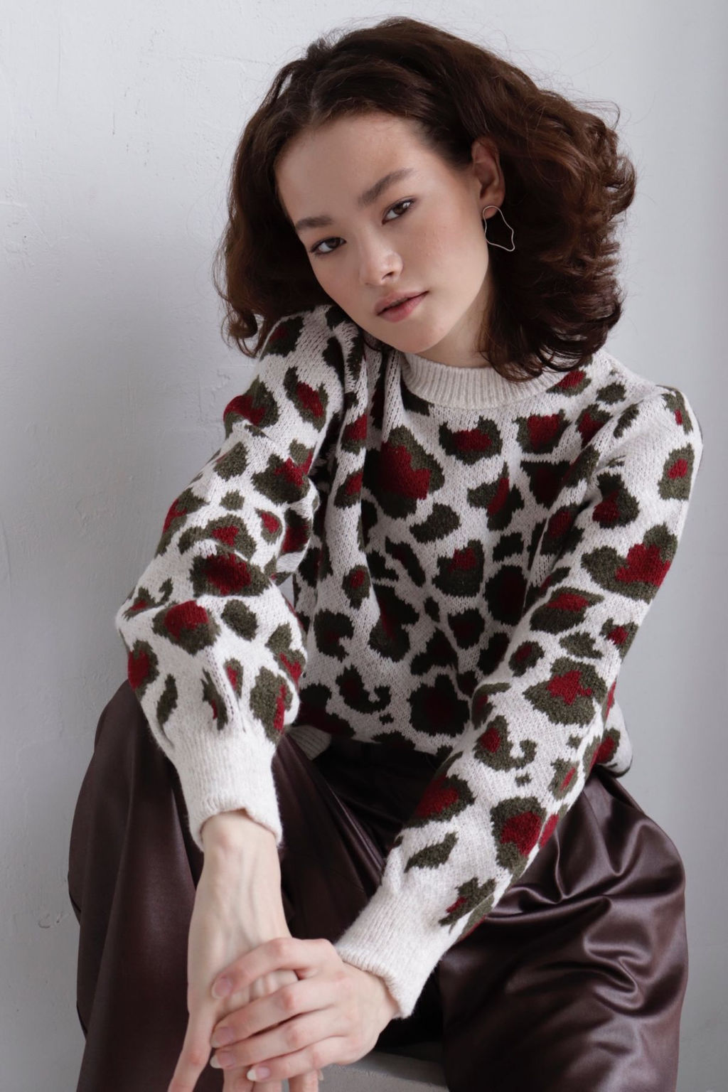 10046 Джемпер леопардовый - Martichelli фото 26